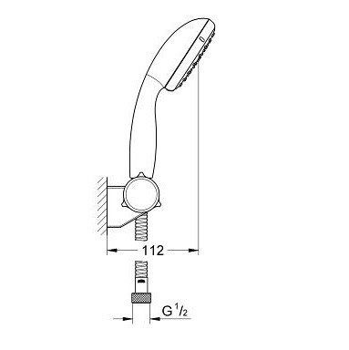 Душевой набор Grohe New Tempesta 2760100E