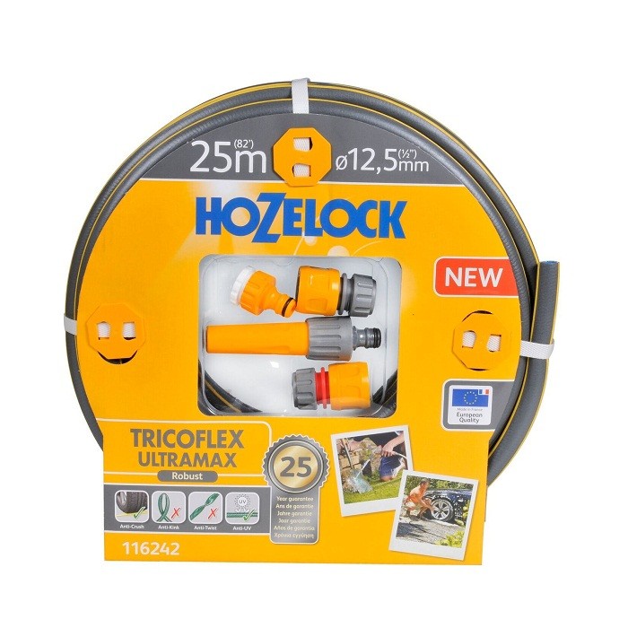 Набор для полива Hozelock 116242 Tricoflex Ultraмax Starter Set 12,5 мм 25 м