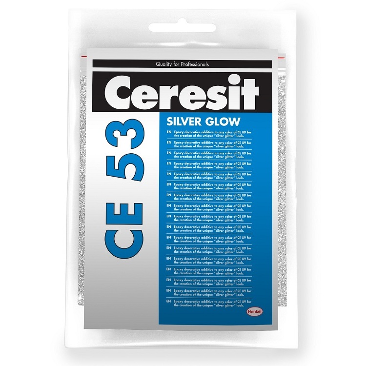 Добавка декоративная для эпоксидной затирки Ceresit CE 53 Silver Glow 75 г