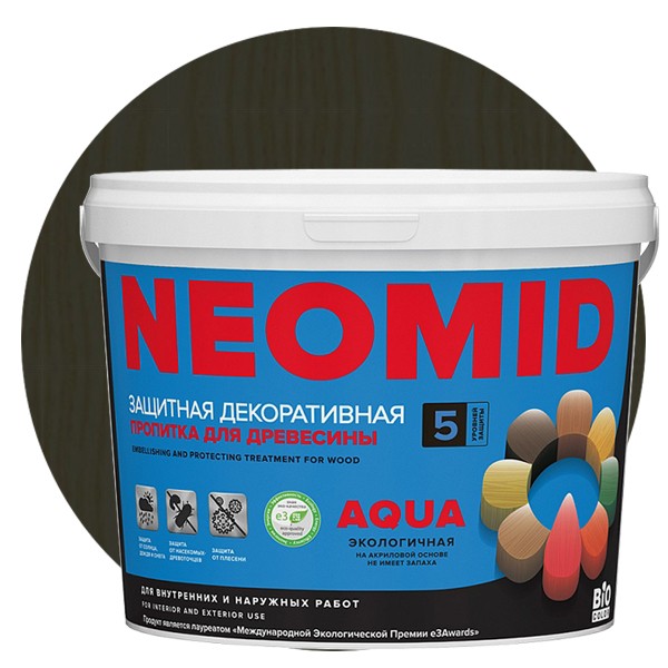 Пропитка для древесины Neomid Bio Color Aqua Еловый лес 2,3 л