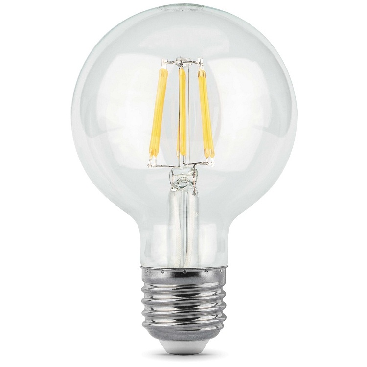 Лампа светодиодная Gauss 105802106 Filament G95 6W E27 2700K
