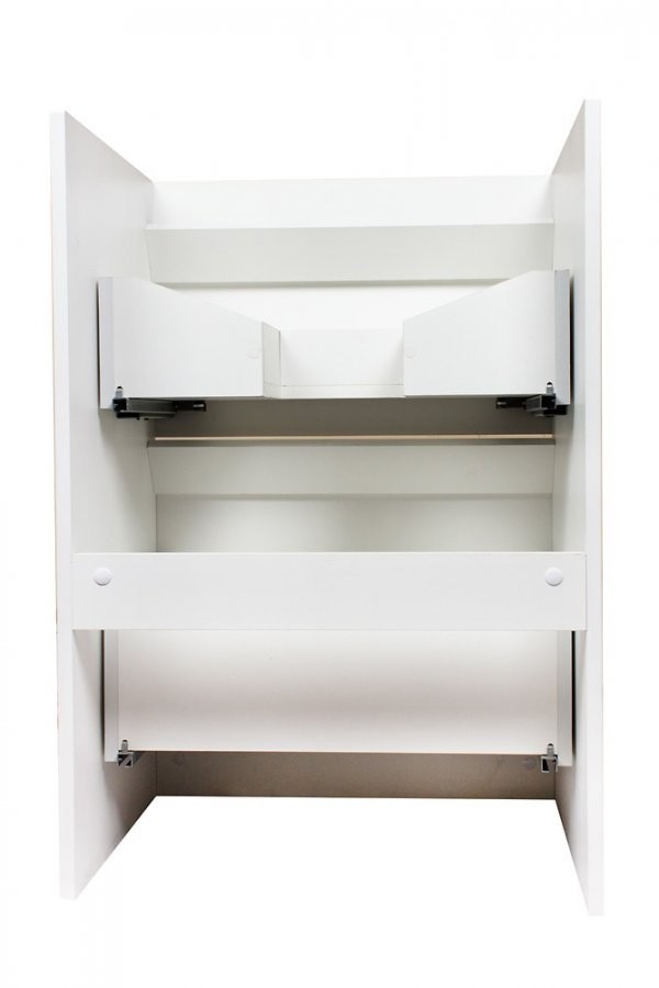 Тумба с раковиной Style Line Даллас 115 R Люкс Plus белая