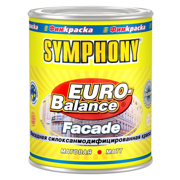Краска Symphony Euro-Balance Facade Siloxan LС 0,9 л