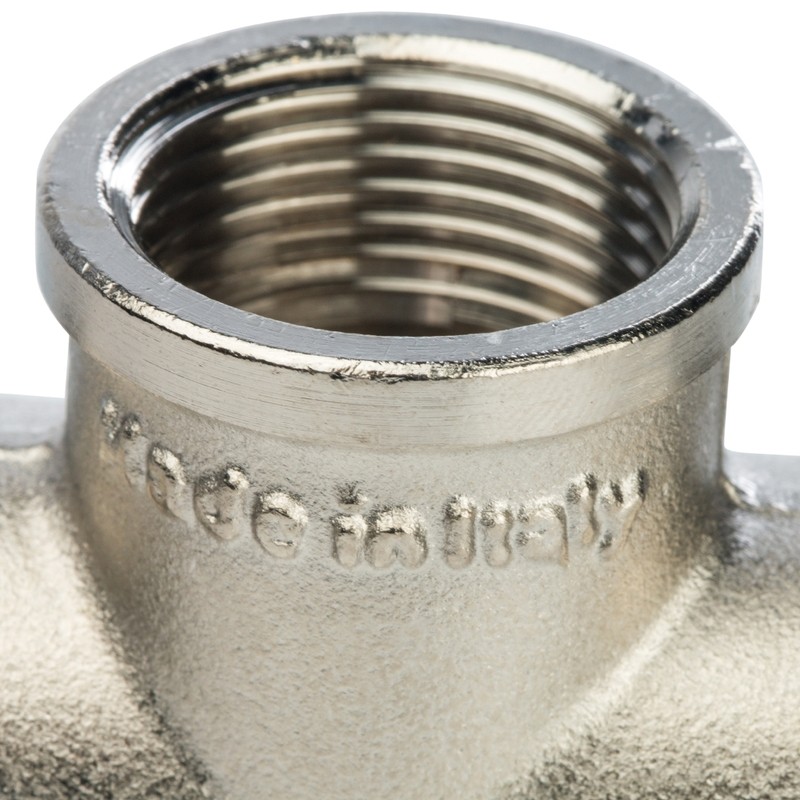 Крестовина Stout SFT-0031-000034 3/4 дюйма никелированная с внутренней резьбой