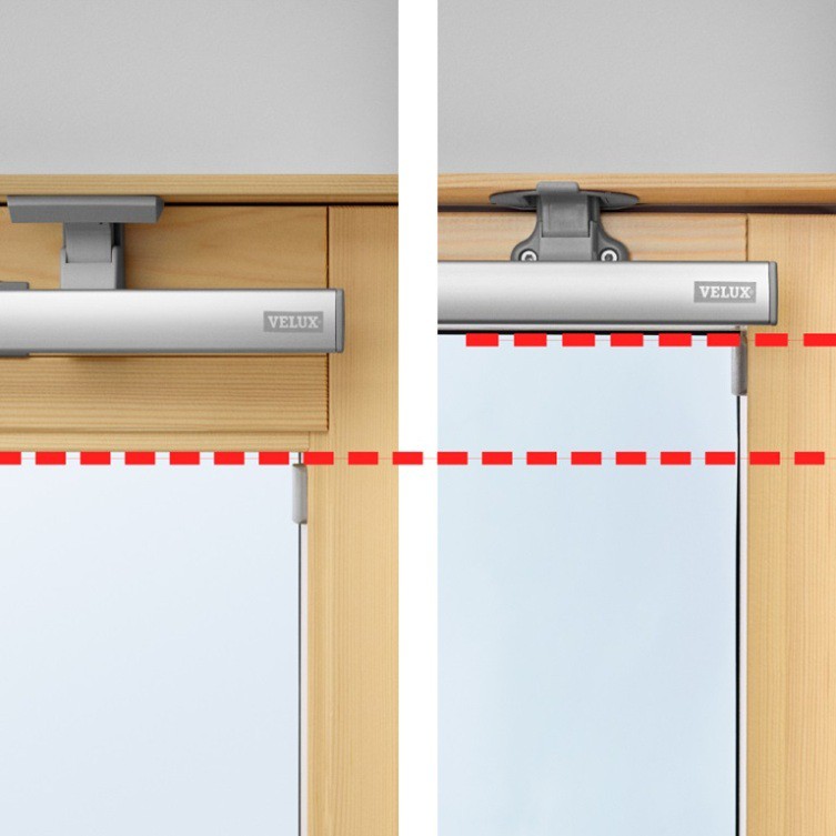 Окно мансардное Velux Optima Комфорт GLR 3073IS (MR04) 780х980 мм ручка сверху