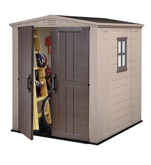 Сарай пластиковый Keter Factor 6х6 серый