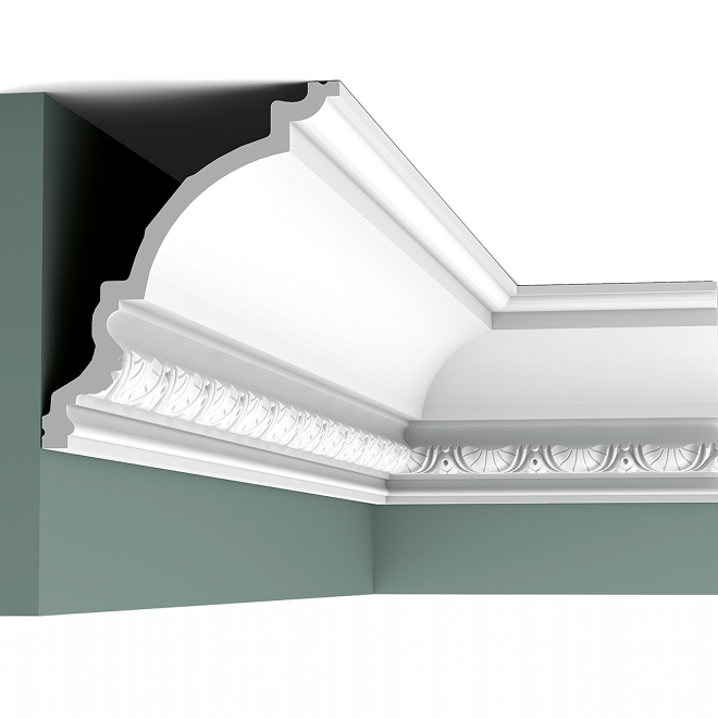Карниз потолочный полиуретановый Orac Decor Luxxus C301 2000х144х170 мм