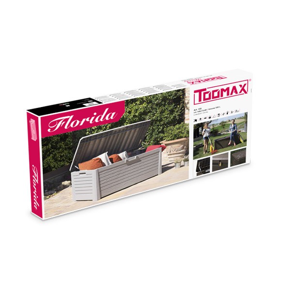 Сундук Toomax Wood Look Florida 550 л коричневый