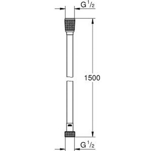 Душевой шланг Grohe Silverflex 26346000 150 см