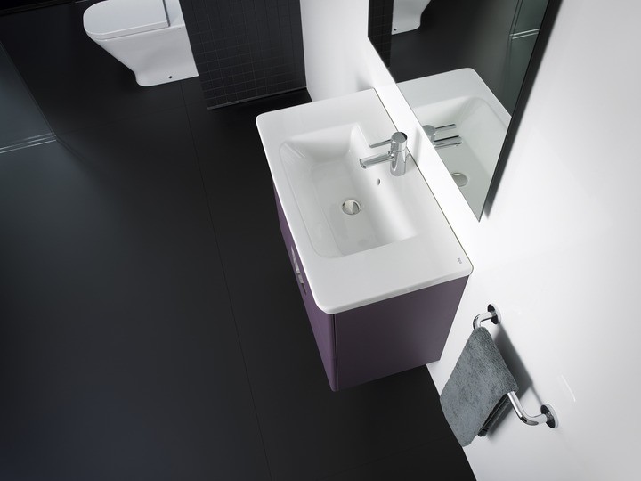 Тумба под раковину Roca Gap ZRU9302740 фиолетовая
