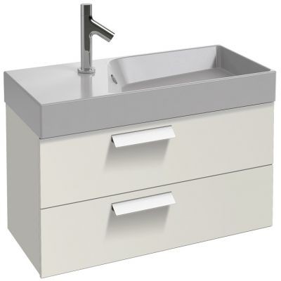 Тумба под раковину Jacob Delafon Rythmik EB1302-N18 795х360х424 мм белая блестящая