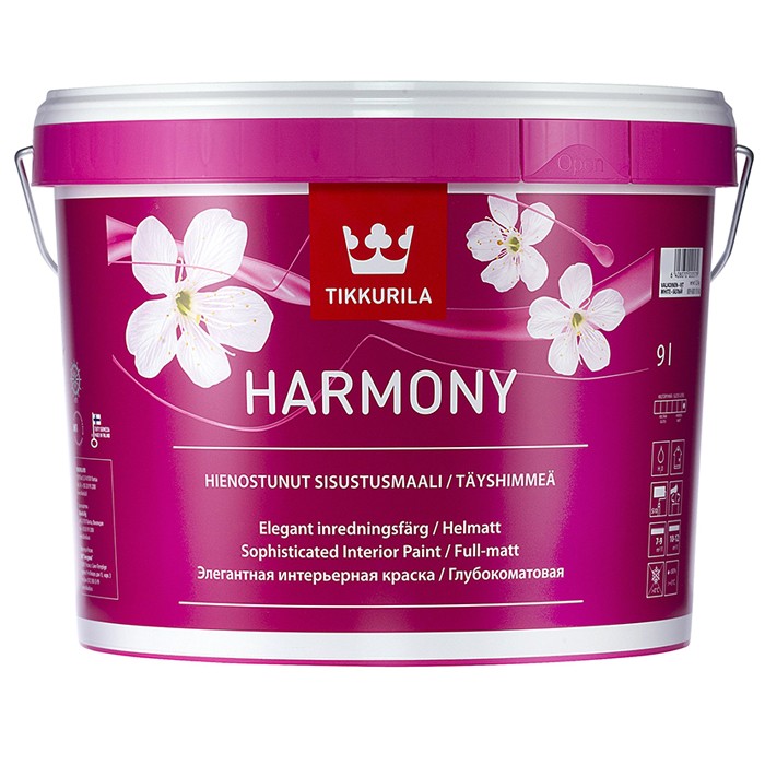 Краска интерьерная Tikkurila Harmony C 9 л