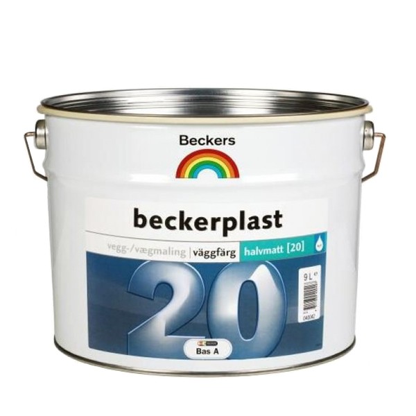 Краска для стен и потолков Beckers Beckerplast 20 BAS A 9 л