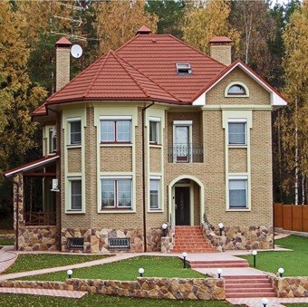 Черепица композитная Metrotile Metrobond Терракот