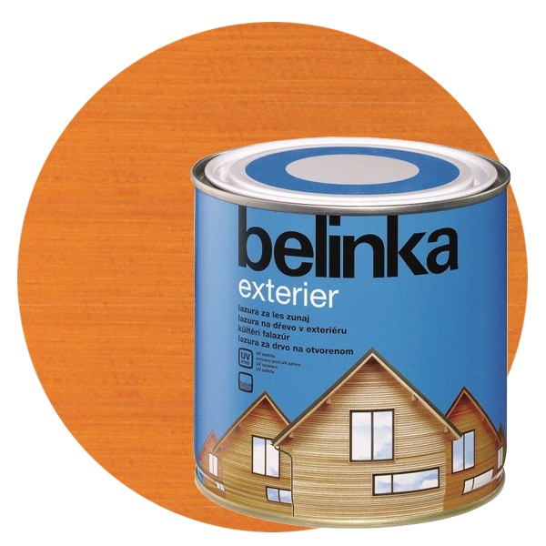 Пропитка для древесины Belinka Exterier № 66 Золотое яблоко 0,75 л