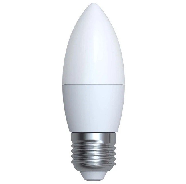 Лампа светодиодная Volpe Norma LED-C37-9W/WW/E27/FR/NR 3000K