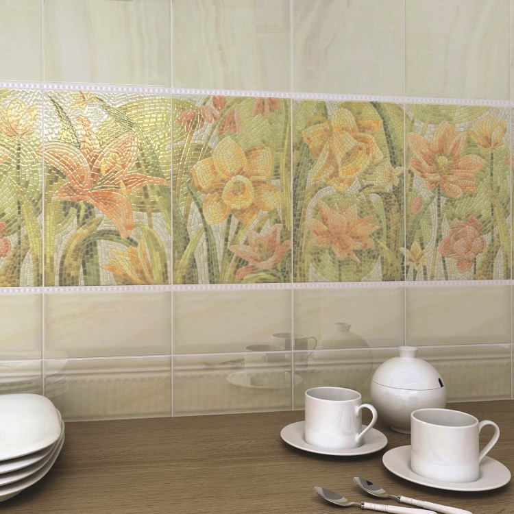 Плитка керамическая Kerama Marazzi HGD/A146/880L Летний сад Лилии лаппатированная 200х300 мм