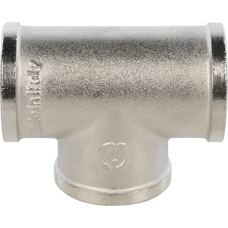 Тройник Stout SFT-0020-000034 3/4 дюйма никелированный с внутренней резьбой
