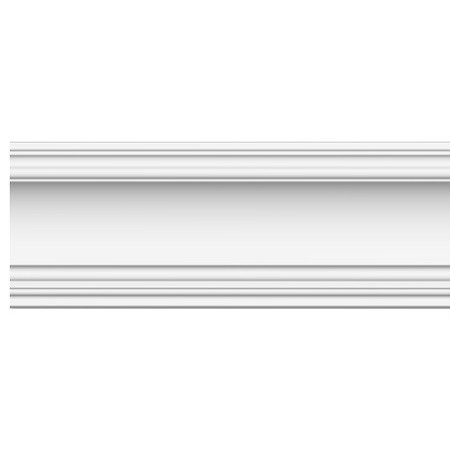 Плинтус потолочный полиуретановый Decomaster DP-217 2400х115х145 мм