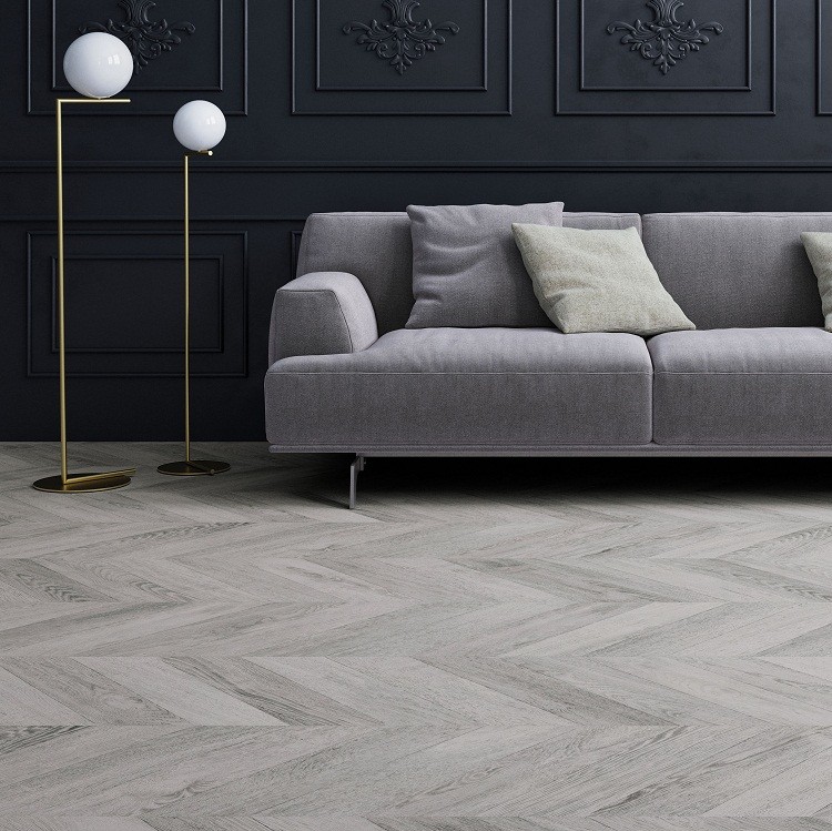 Ламинат Faus Masterpieces S180086 Light grey Chevron