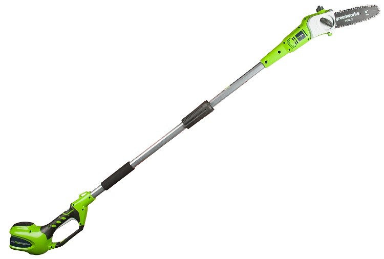 Высоторез-сучкорез аккумуляторный Greenworks G40PS20 без аккумулятора и зарядного устройства 