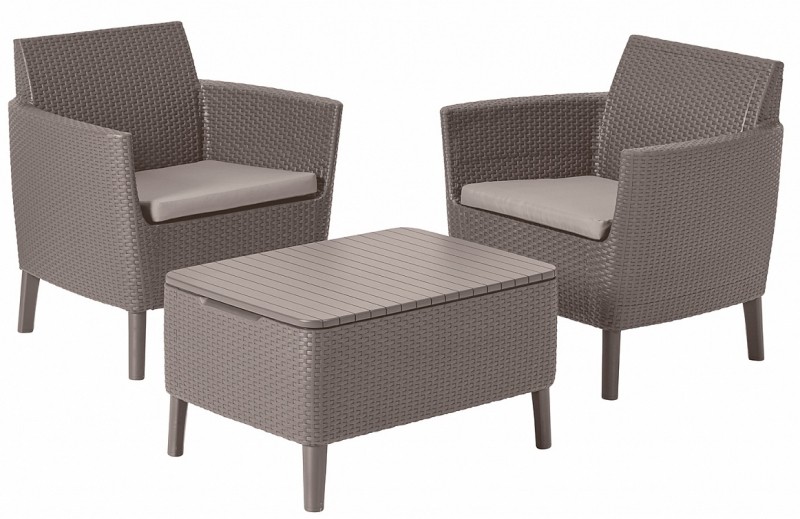 Комплект мебели Allibert Salemo balcony set Капучино-песок