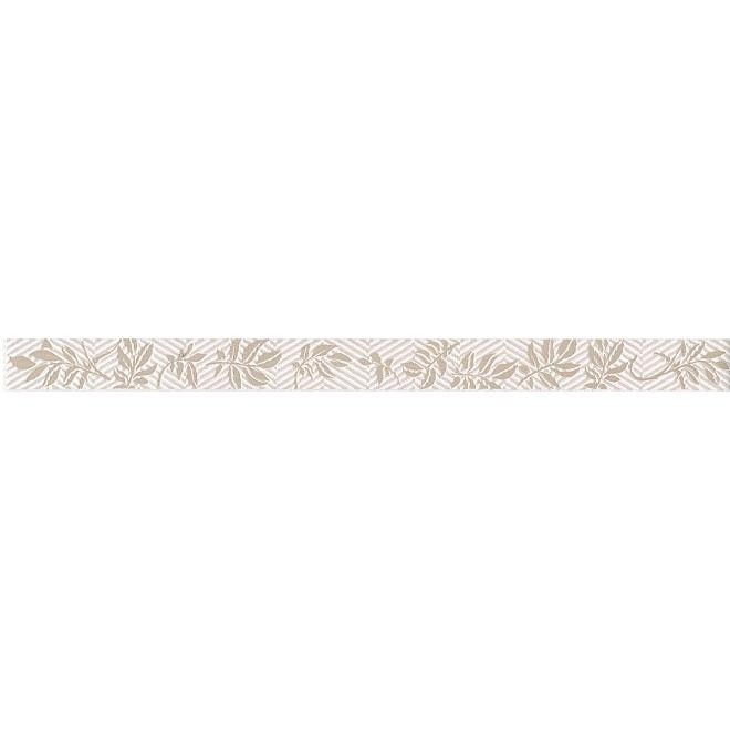 Бордюр керамический Kerama Marazzi AD/A195/15054 Сафьян Цветы 400х30 мм