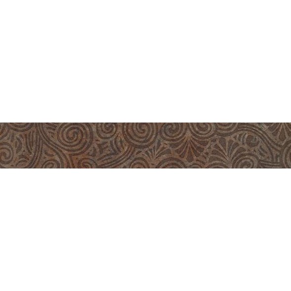 Бордюр из керамогранита Coliseumgres Сардиния Фашиа Загара коричневый 450х72 мм