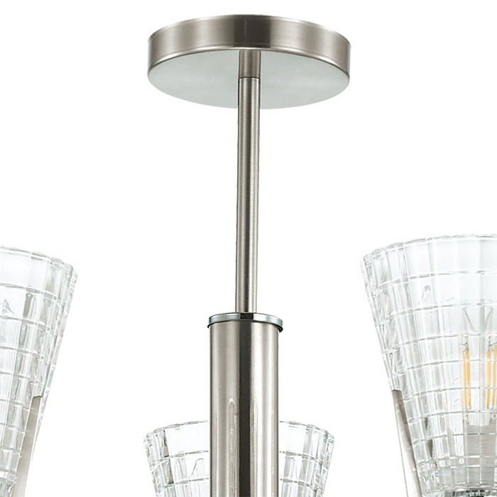 Люстра подвесная Lumion Janna 4409/5C никель/хром E14 5х40W 220V