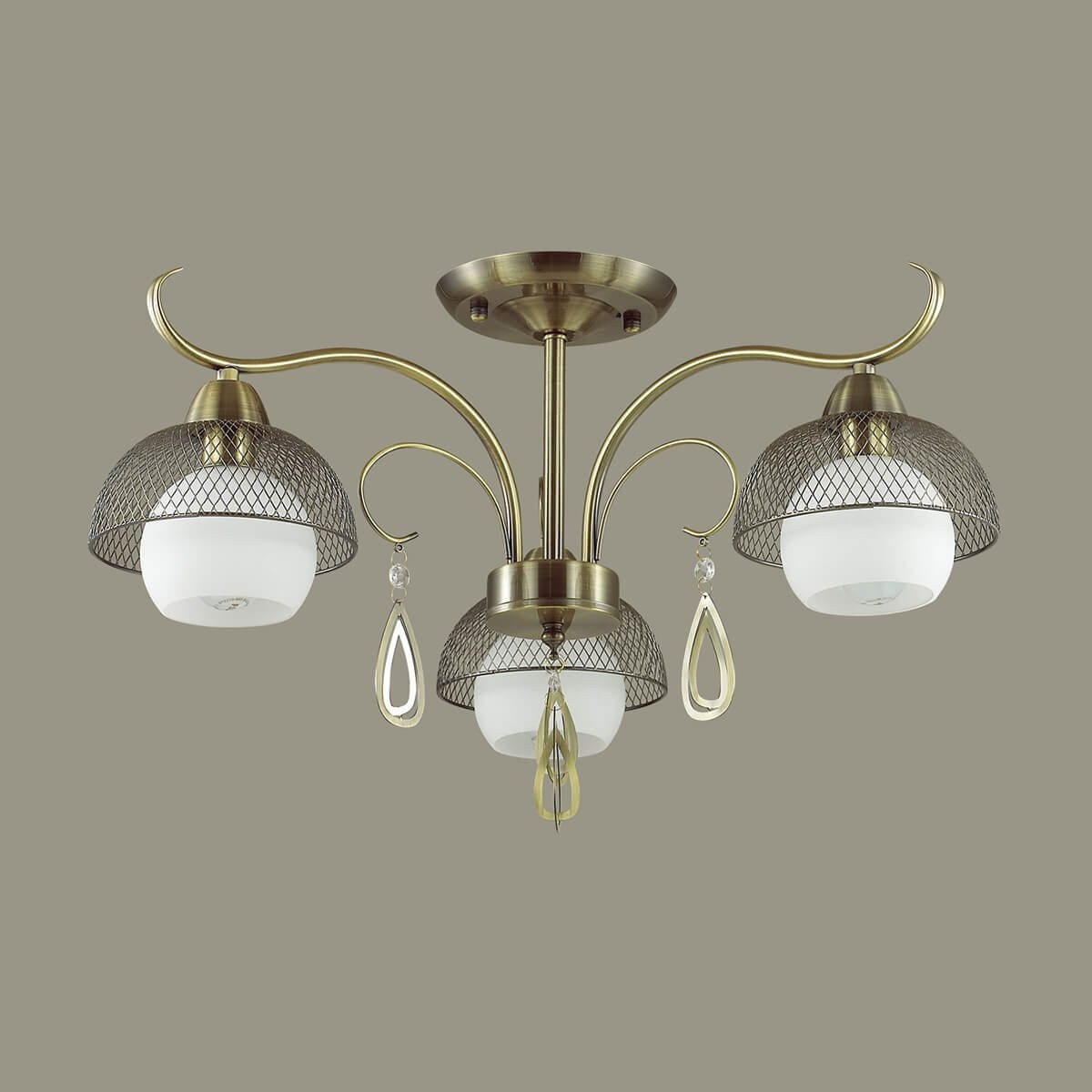 Люстра потолочная Lumion Cecillia 3667/3C античная бронза E14 3х60W 220V