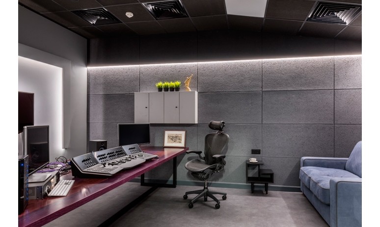 Панель звукоизоляционная SoundBoard Fine 1200х600х20 мм волокно 2 мм грунт кромка К5