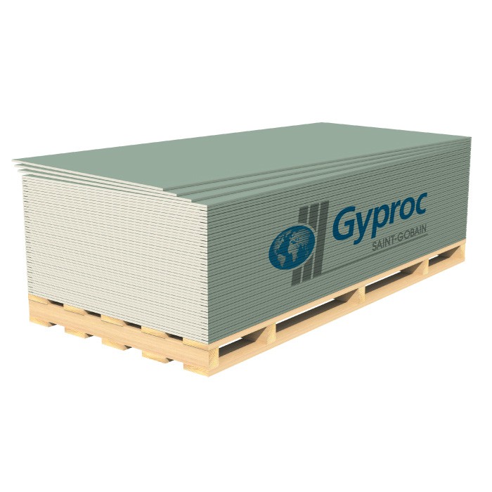 Гипсокартон (ГКЛ) Gyproc Аква Стронг 2500х1200х15 мм
