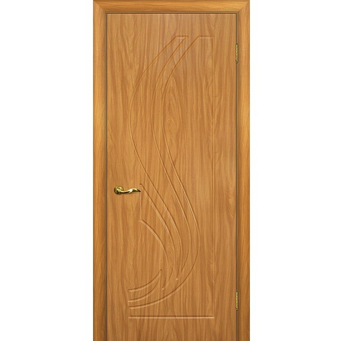 Дверное полотно Мариам Трио ПВХ Миланский орех глухое 2000х600 мм