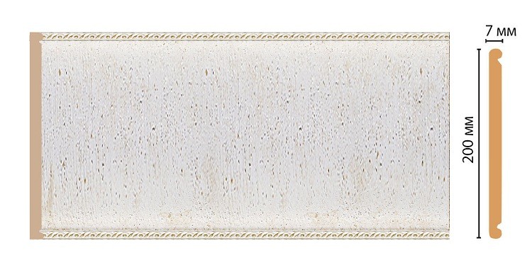Панель декоративная Decomaster Перламутр-Stone Line Q20-40 2400х200 мм