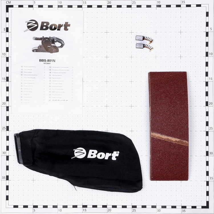 Шлифовальная машина ленточная Bort BBS-801N