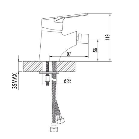 Смеситель для биде Lemark Luna LM4108C