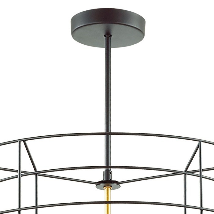 Люстра подвесная Lumion Rupert 4410/6 черная/золотая E14 6х40W 220V