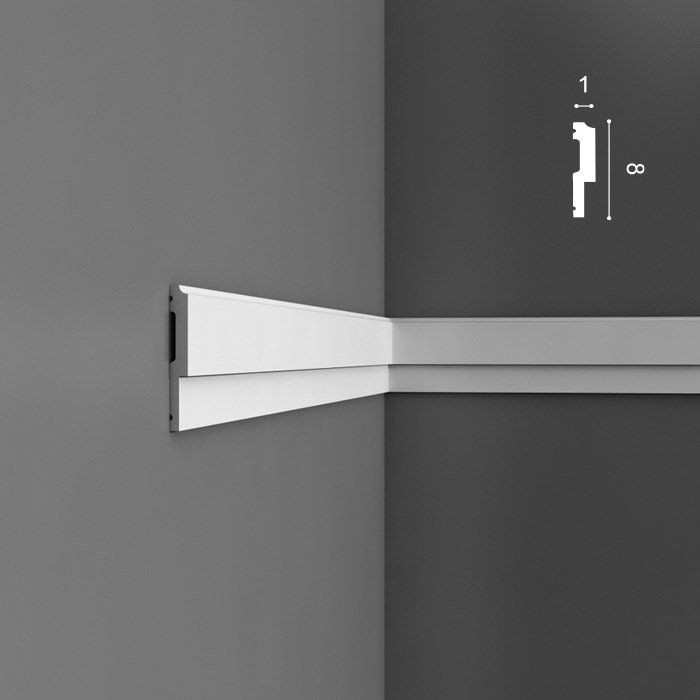 Молдинг полиуретановый Orac Decor Luxxus P9900F 2000х80х10 мм
