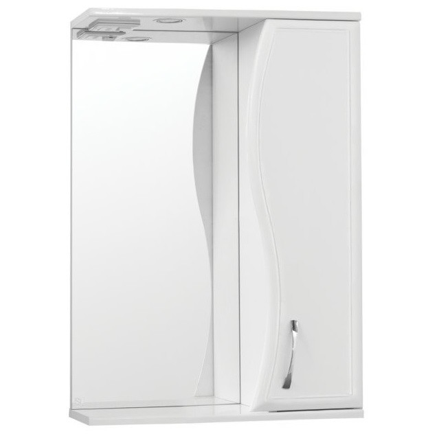 Зеркало-шкаф Style Line Эко Волна Панда 550/С белый