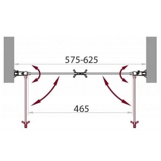Душевая дверь в нишу BelBagno Sela B-2-60-C-Cr 600x1900 мм