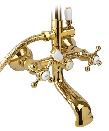 Стойка душевая Timo Nelson SX-1090 gold