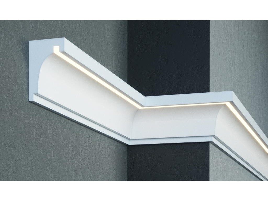 Карниз фасадный из полистирола Leptonika KC 301 LED 2 м