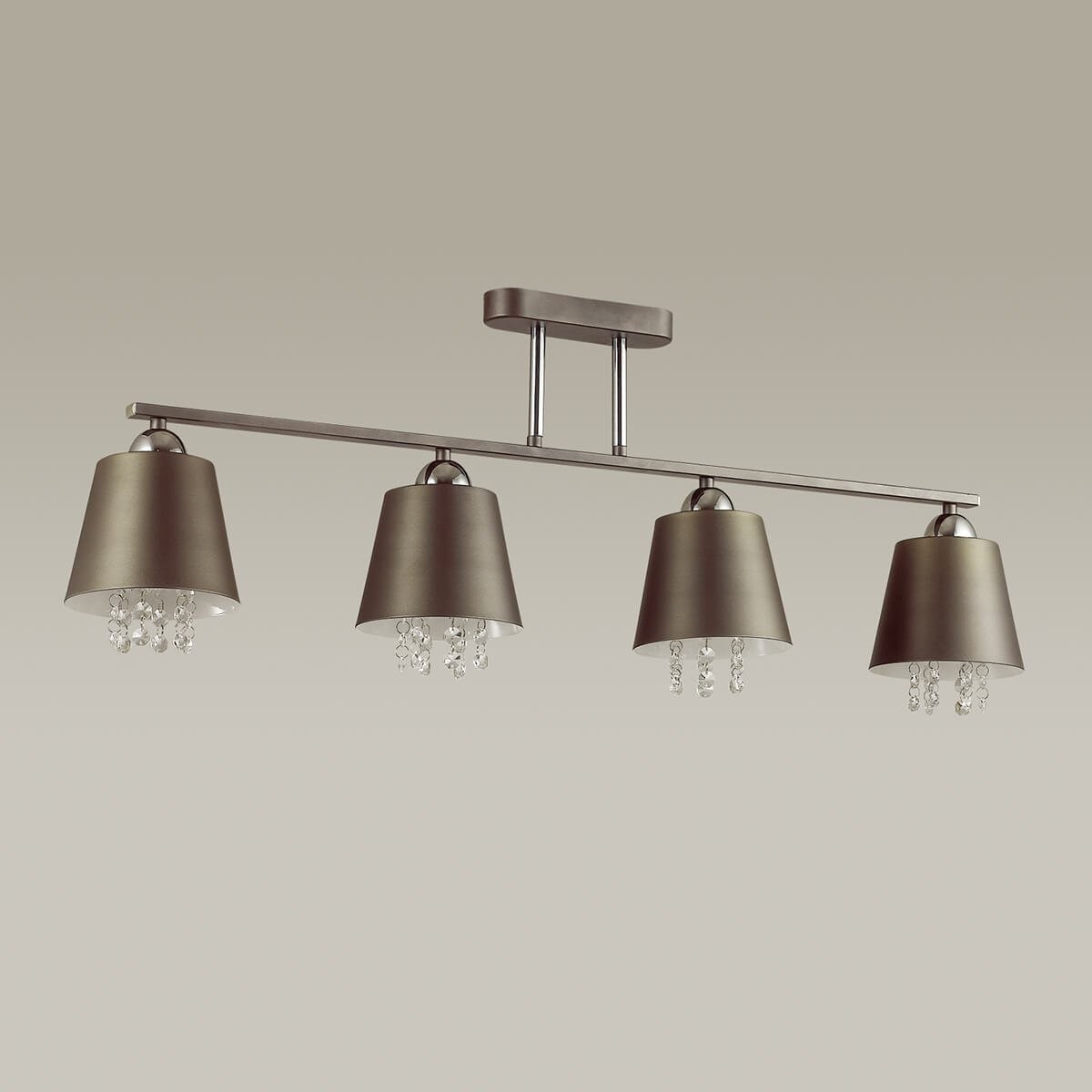 Люстра потолочная Lumion Hannah 3647/4C серая E27 4х40W 220V