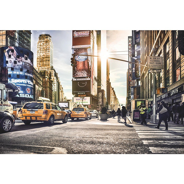 Фотообои флизелиновые Komar Times Square XXL4-008 3,68х2,48 м