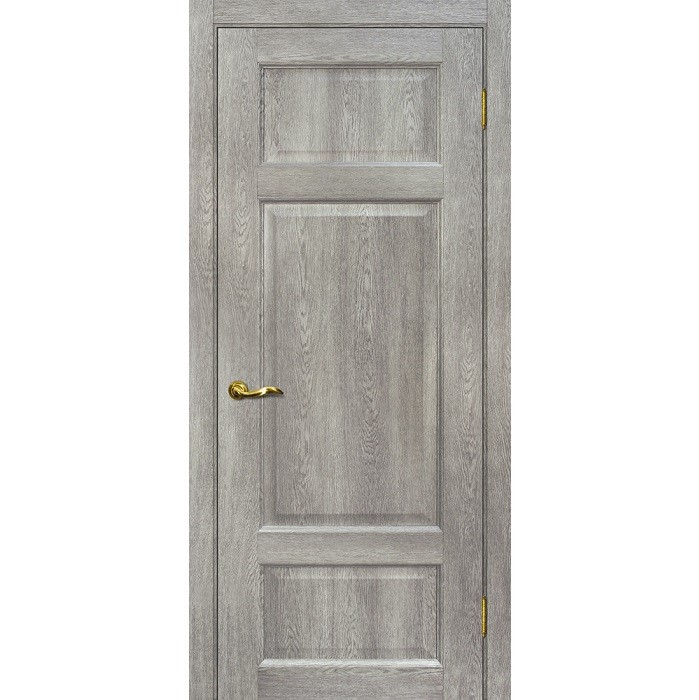 Дверное полотно Мариам Тоскана-3 ПВХ Чиаро гриджио глухое 1900х600 мм