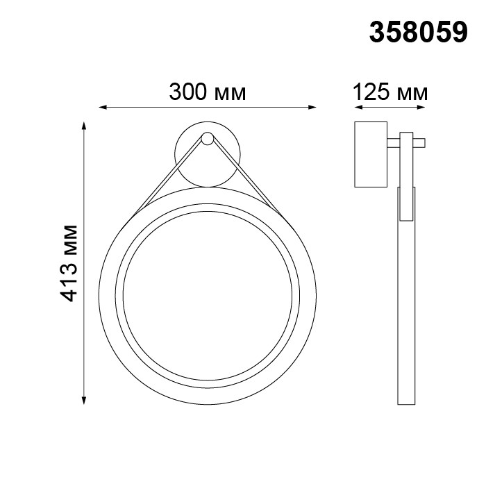 Светильник светодиодный уличный Novotech Roca 358059 темно-серый 13W 100-240V IP65