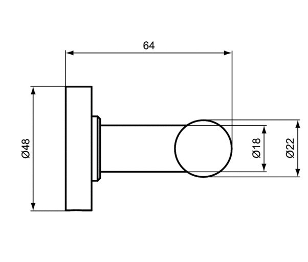 Крючок для ванной Ideal Standard IOM A9116AA двойной