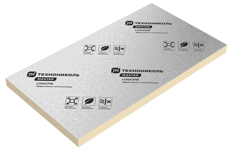 Теплоизоляция Технониколь Logicpir L Баня 1185х585х50 мм 5 плит в упаковке