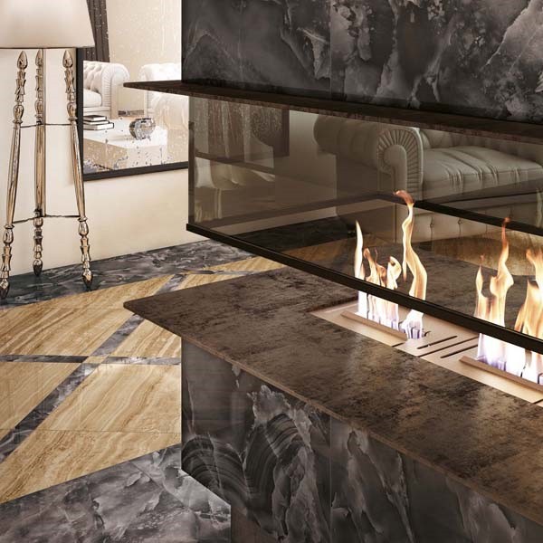 Керамогранит Atlas Concorde Supernova Onyx Royal Gold Lappato 590х590 мм