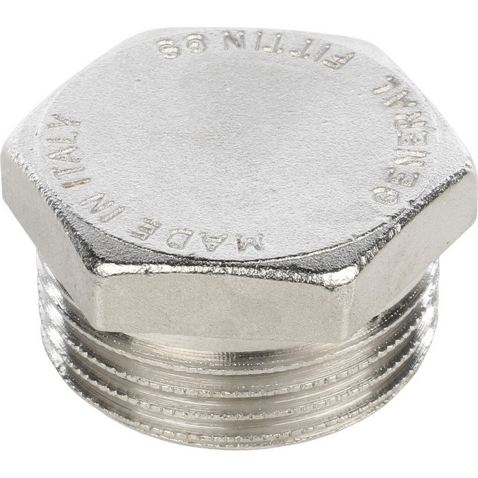 Заглушка Stout SFT-0025-000012 1/2 дюйма никелированная с наружной резьбой